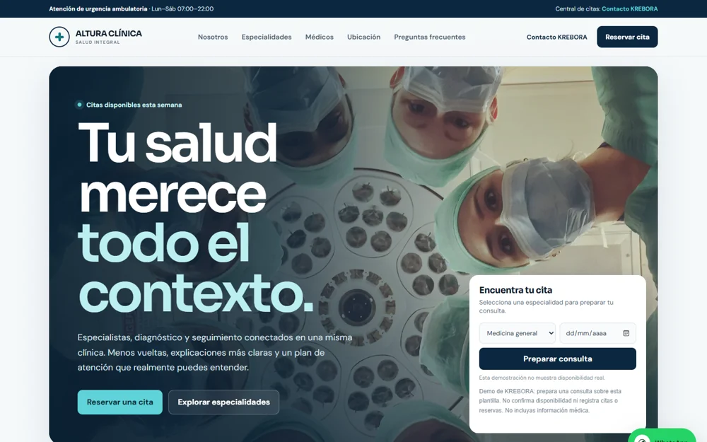 Vista previa de ALTURA Clínica