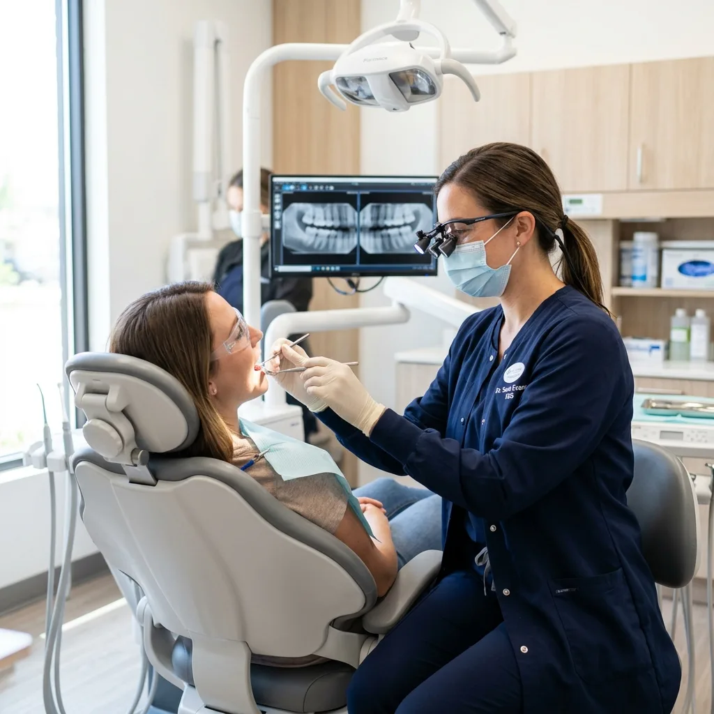 Atención en clínica odontológica moderna