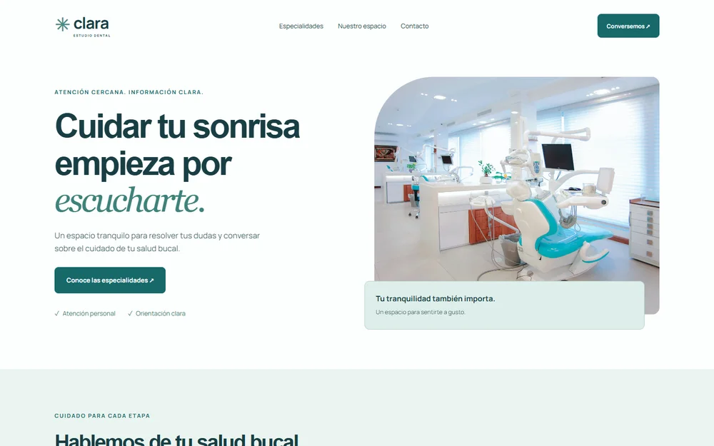 Vista previa de Dental Care