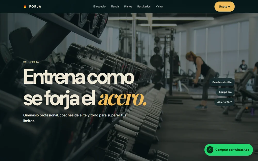 Vista previa de FORJA Fitness Club