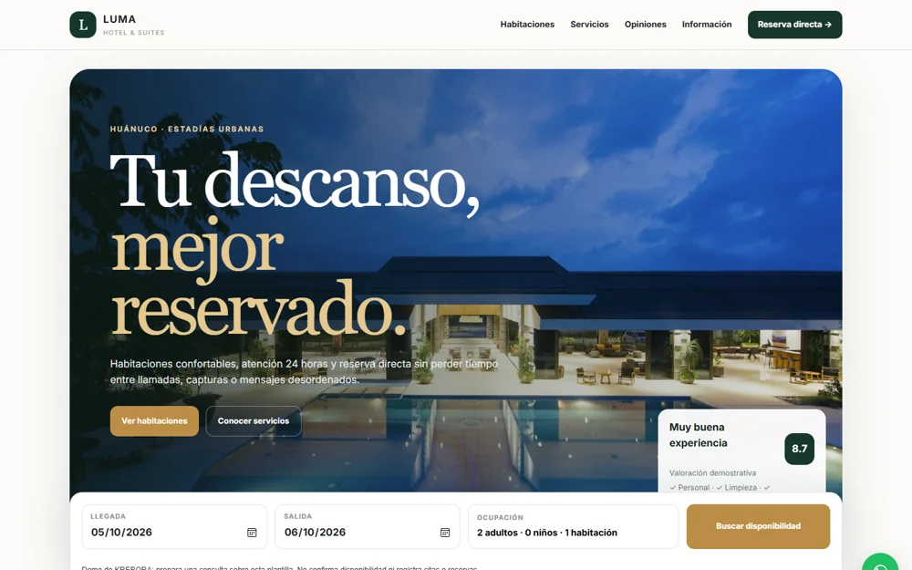 Vista previa de LUMA Hotel & Suites