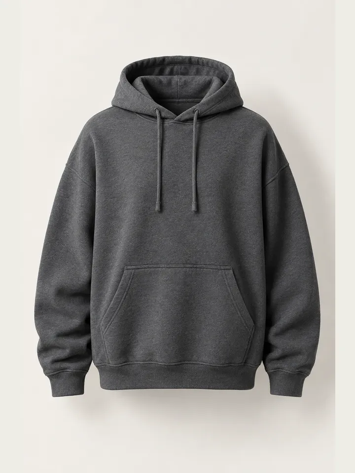 Hoodie relaxed grafito — Colección demo