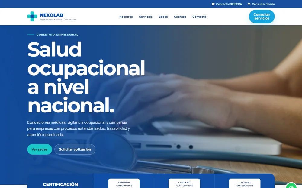 Vista previa de NEXOLAB Ocupacional